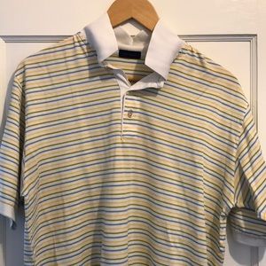 Jeff rose striped polo